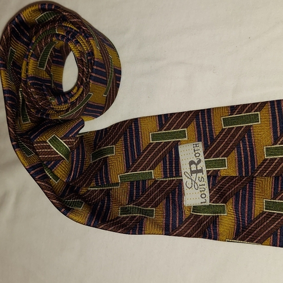 Louis Roth Neck Tie 100% Silk - Picture 3 of 9